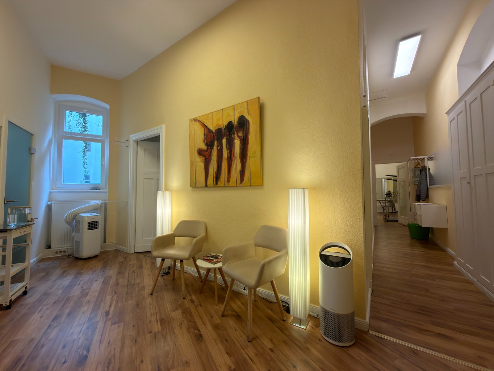 Wartezimmer der Praxis